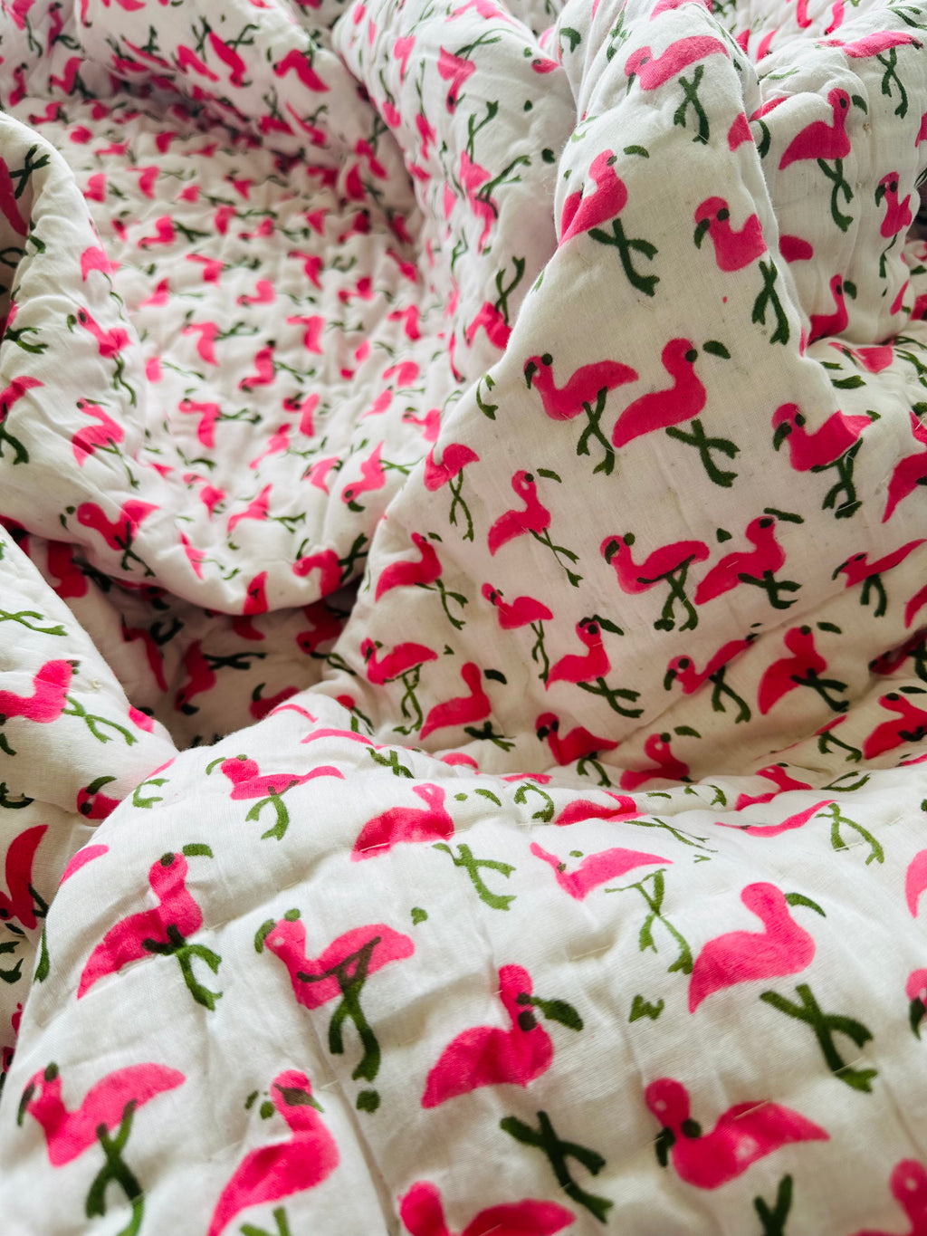 Penguin & Flamingo Reversible Quilt