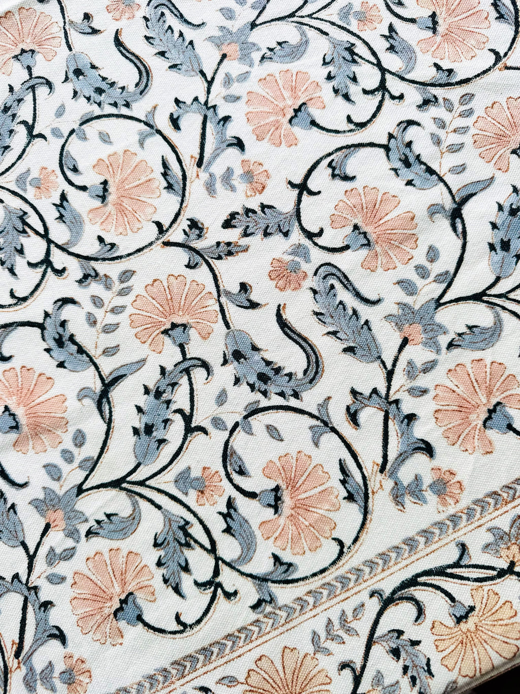 Handblock Printed Tablecloth - 8 seater