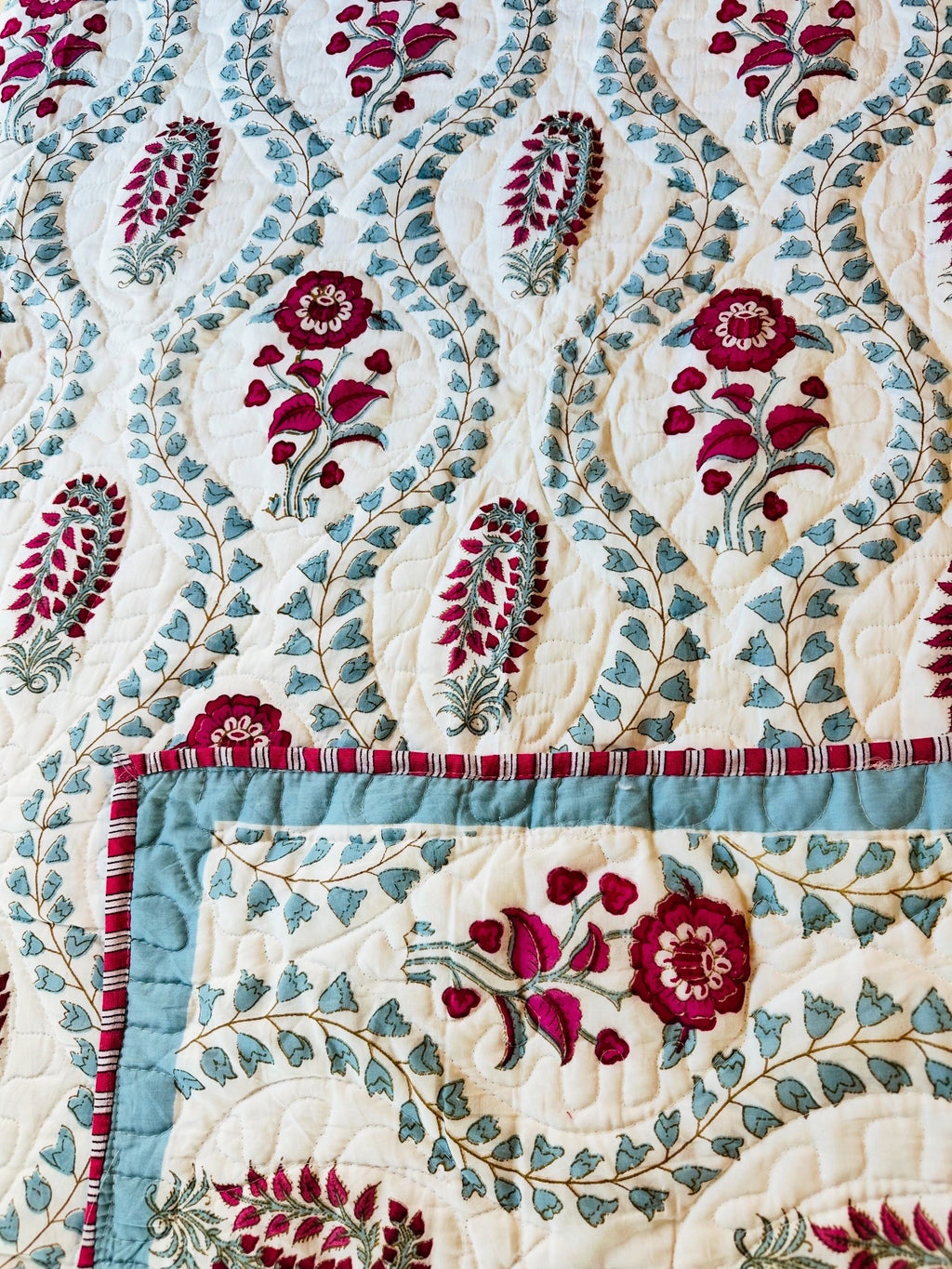Reversible Quilted Bedspread