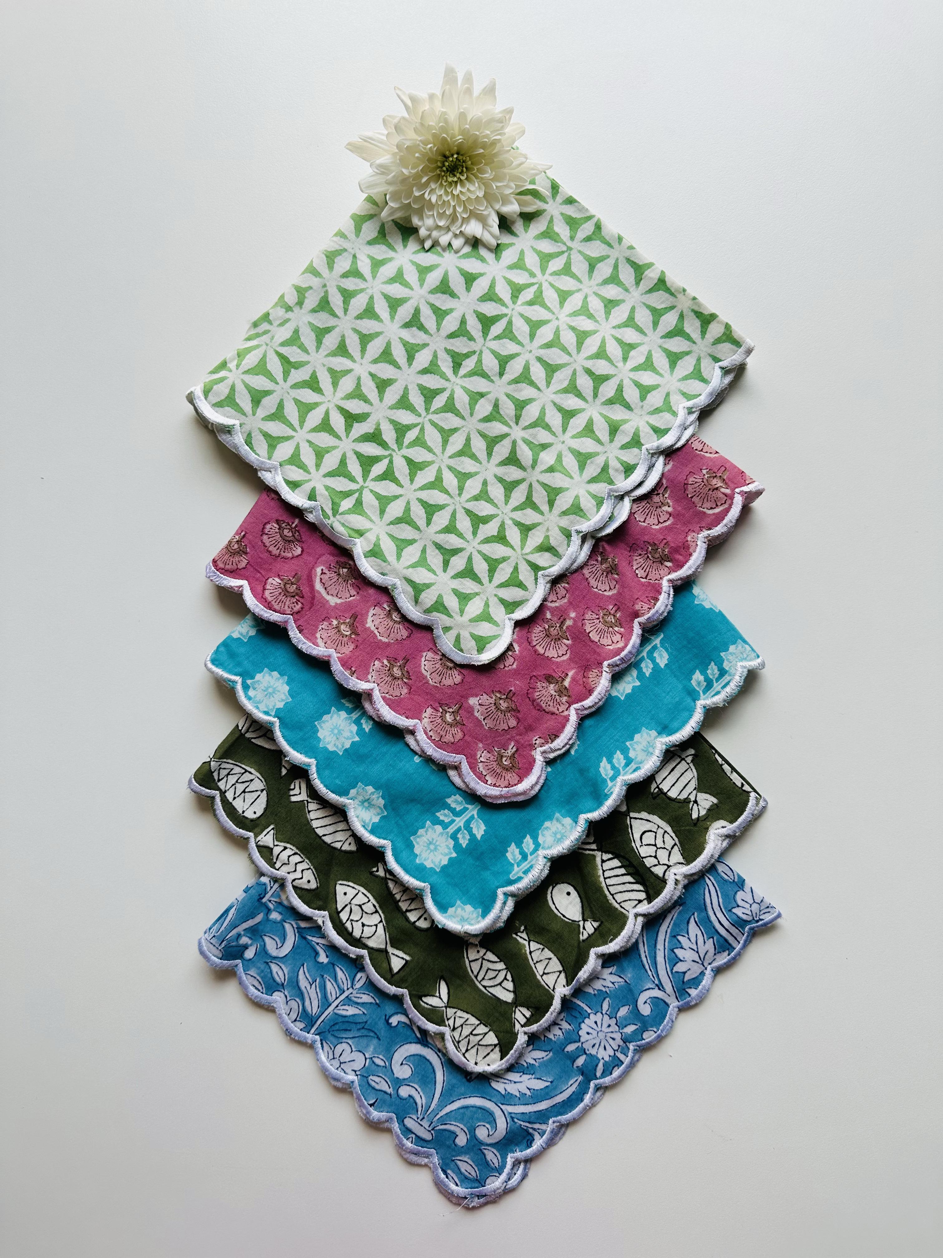 Block Printed Cotton Napkin