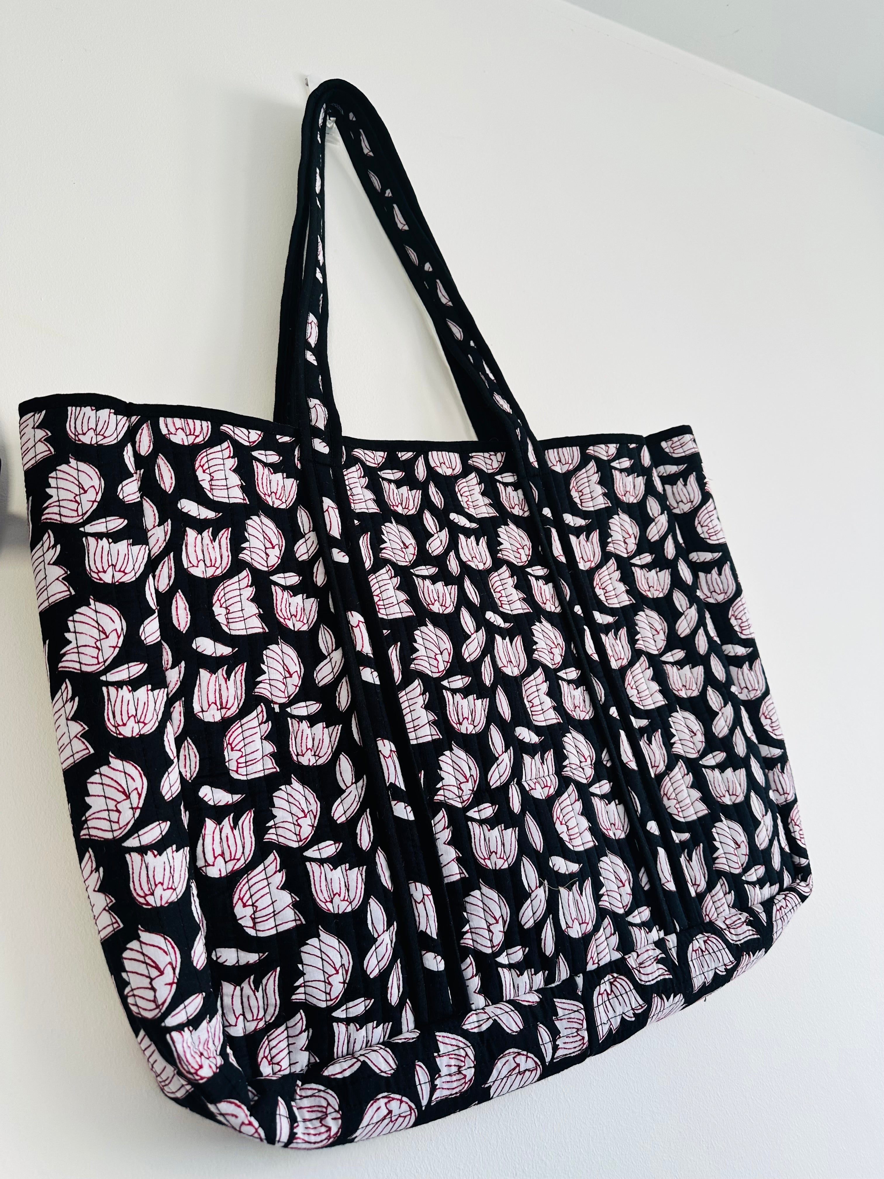 Handblock Printed Tote Bag