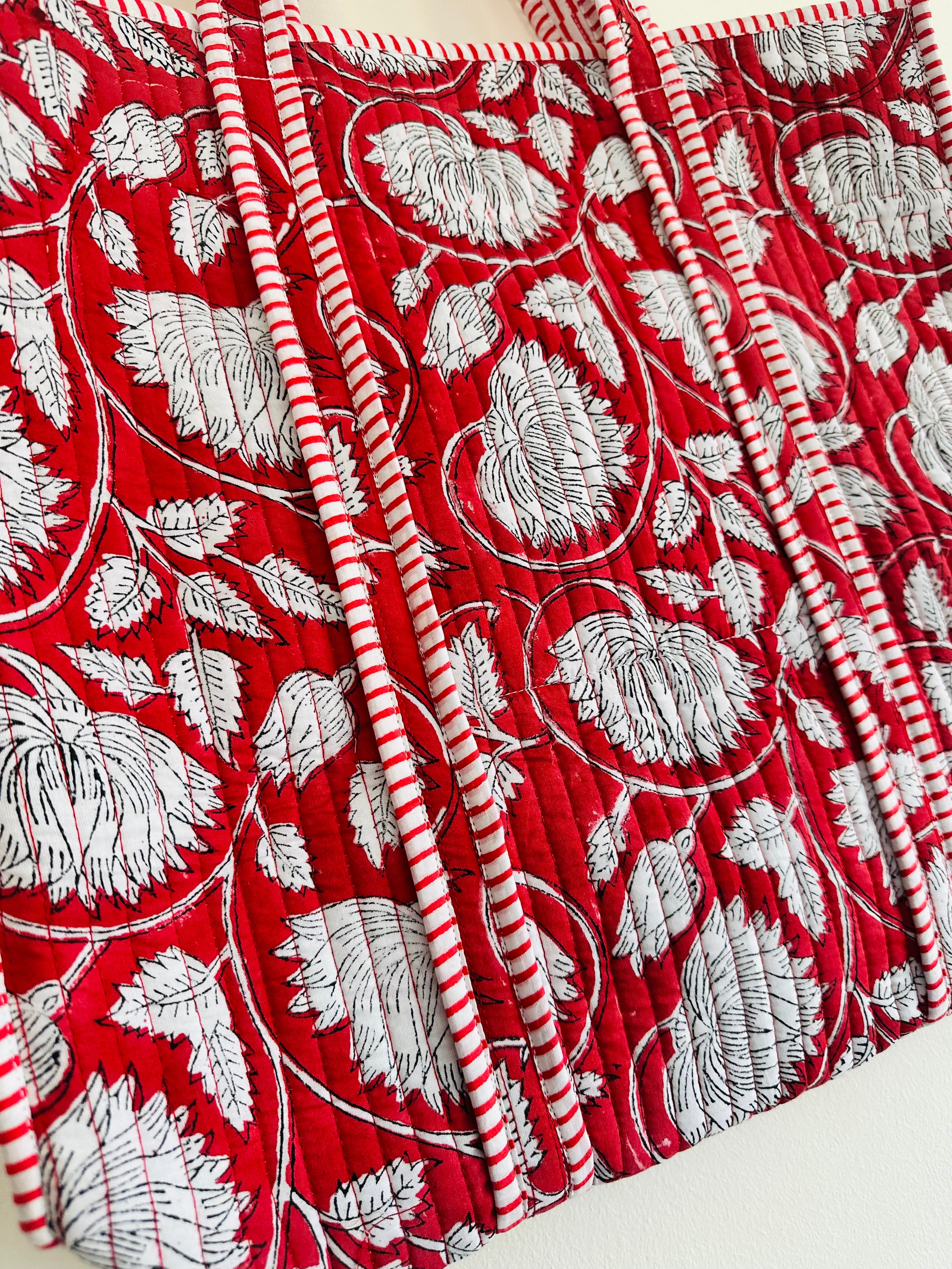 Handblock Printed Tote Bag