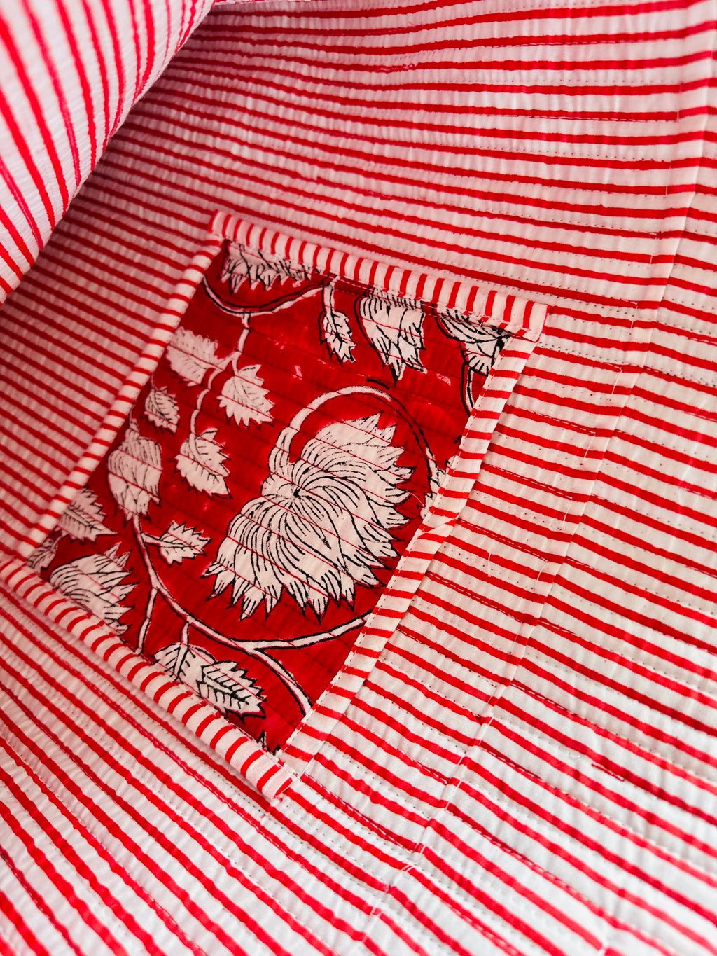 Handblock Printed Tote Bag
